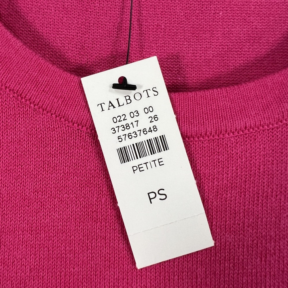 Talbots Sweater Womens Petite Small Sleeveless Pullover Knit Stretch Comfort - Picture 5 of 11